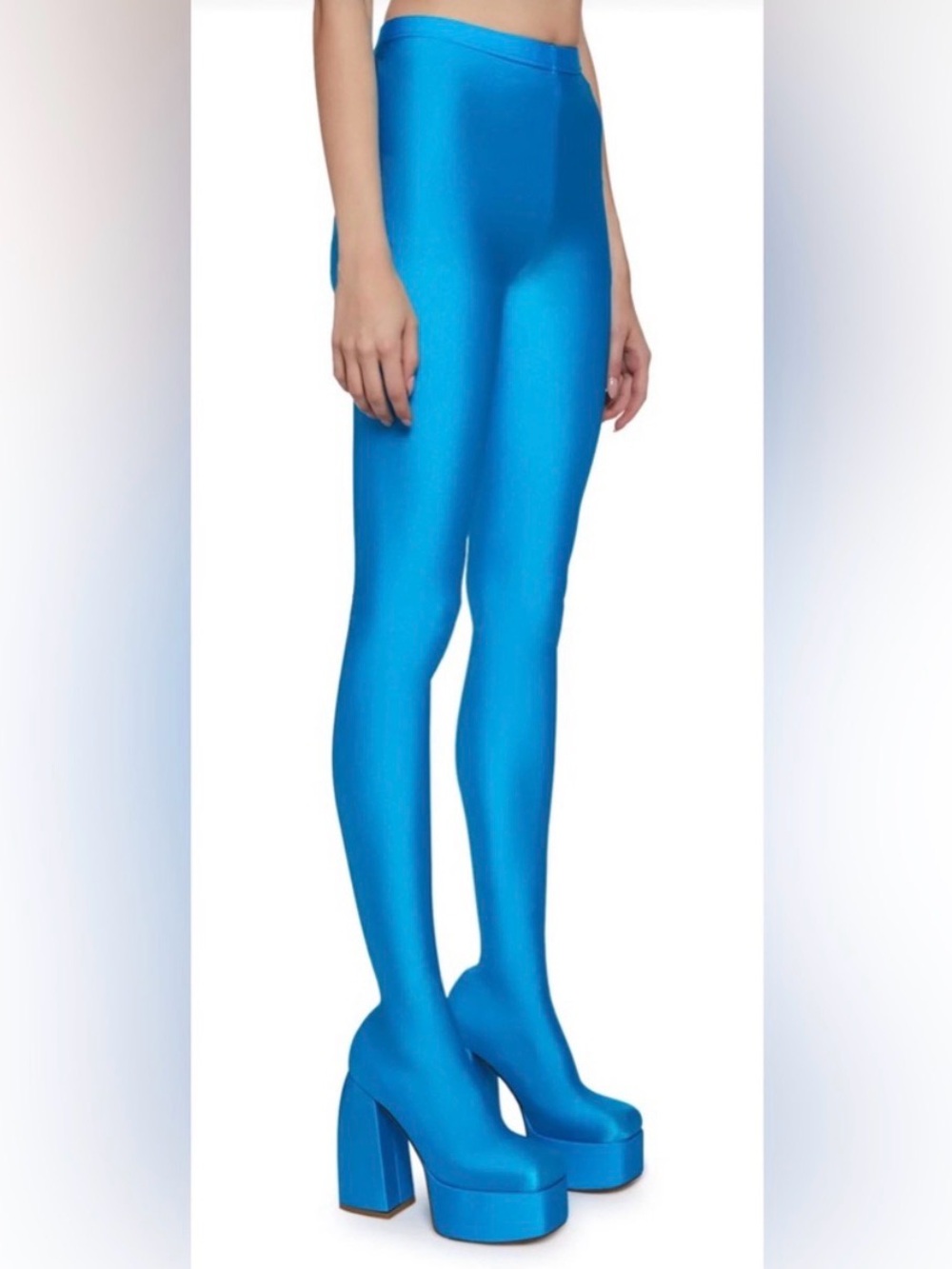 HEY HEY PLATFORM PANT BOOTS- BLUE